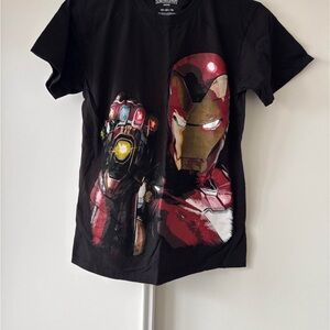 Marvel Kids Black and Red Iron Man Tee